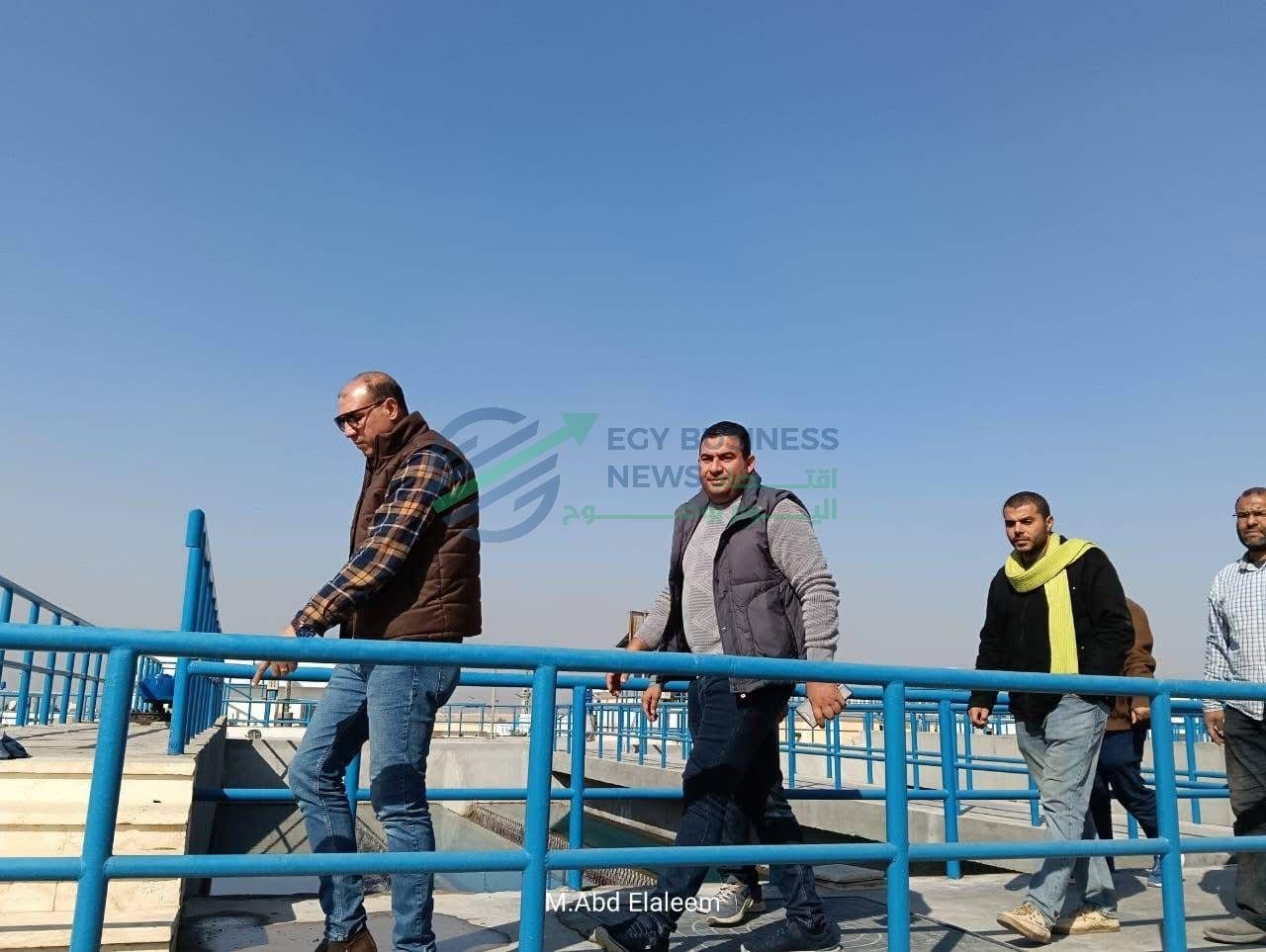 تامر جبر يتابع محطة تنقينة المياة وضمان استدامة التشغل بالمناطق الصناعية بالعبور - إيجي بيزنس 3 82751f - إيجي بيزنس